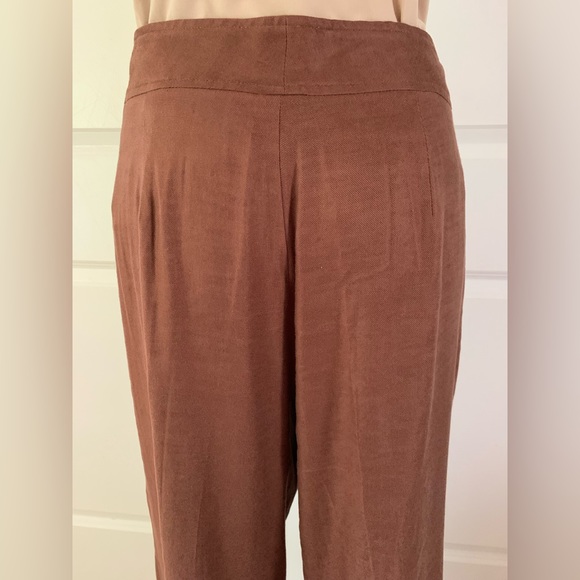 Elie Tahari Linen Blend Wide Leg Pants - Picture 12 of 17